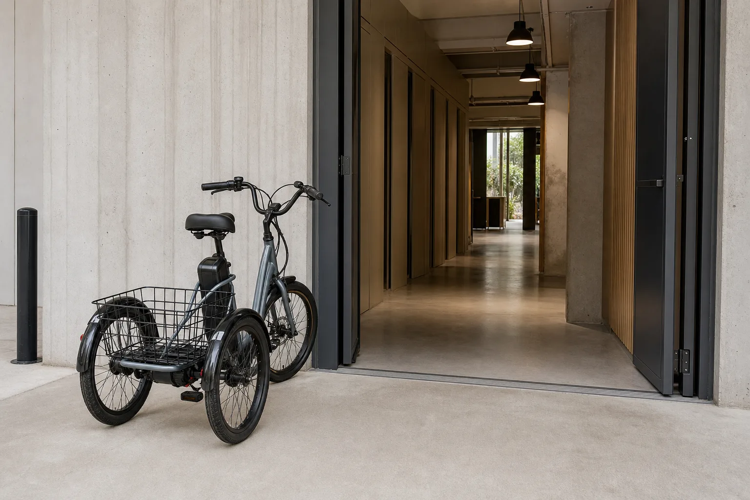 Thinking about a trike? What the third wheel costs you in width